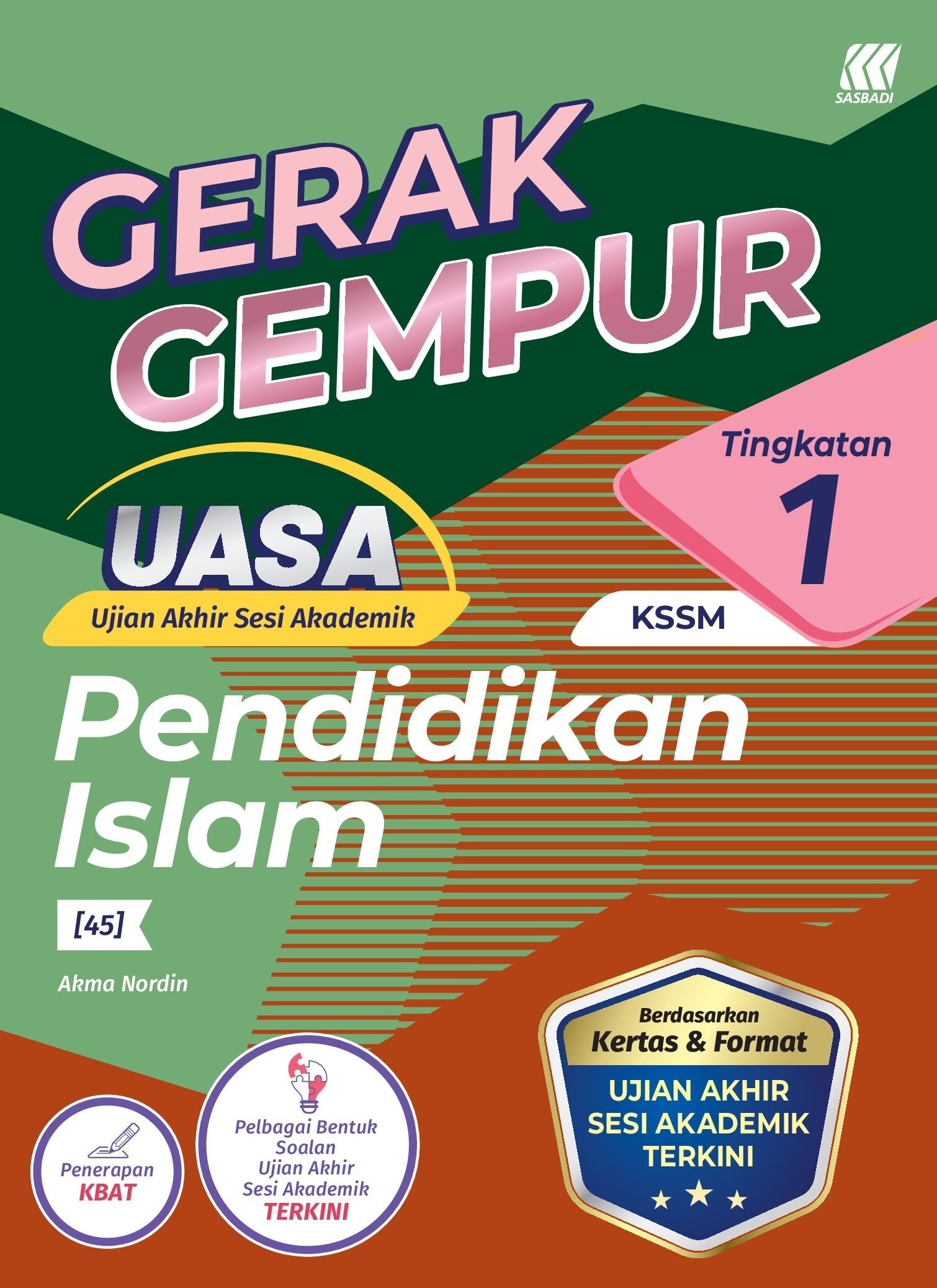 Gerak Gempur UASA KSSM P.Islam Ting. 1 Cover